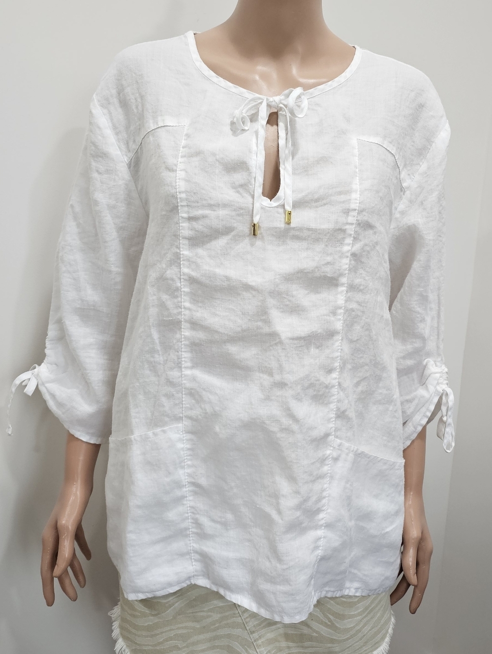 August Silk Linen Blouse